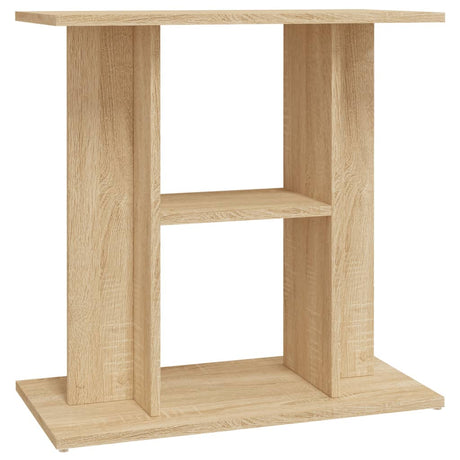 Vidaxl Aquarium Standard 60x30x60 cm Forarbejdet træ Sonoma eg Farvet