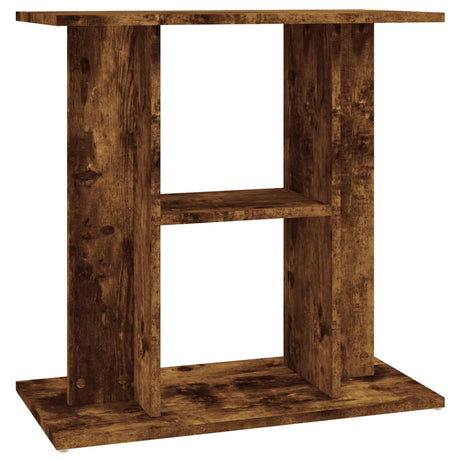 Vidaxx akvariestativ røget eg 60x30x60 cm forarbejdet træ