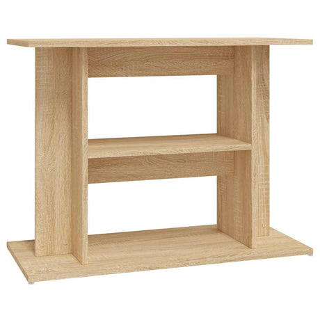 Vidaxl Aquarium Standard 80x35x60 cm forarbejdet træ sonoma eg farvet
