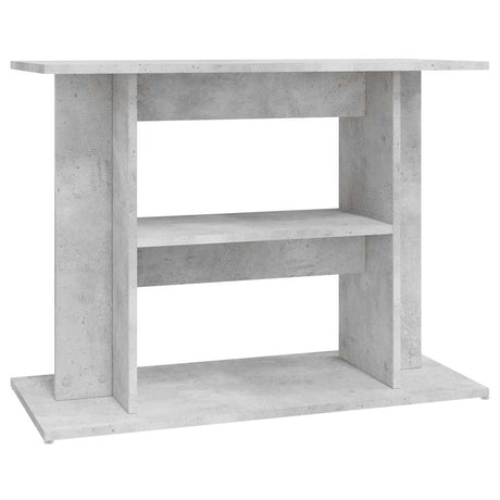 Vidaxx akvariestativ betongrå 80x35x60 cm konstrueret træ
