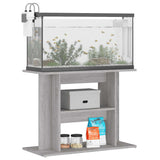 Vidaxx akvariestativ sonoma grå 80x35x60 cm færdigt træ