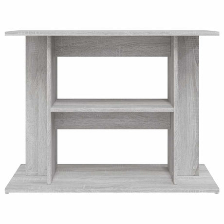 Vidaxx akvariestativ sonoma grå 80x35x60 cm færdigt træ