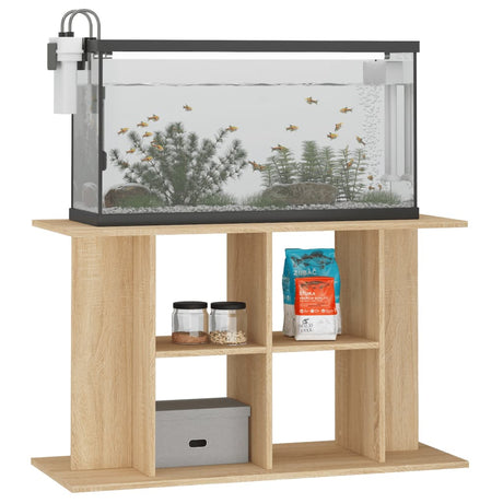 Vidaxx akvariestativ sonoma eg 100x40x60 cm konstrueret træ