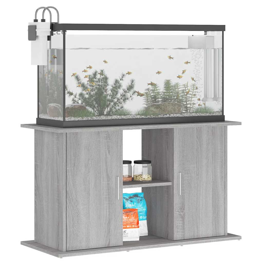 Vidaxx Aquarium Stand 101x41x58 cm konstrueret trægrå sonoma eg