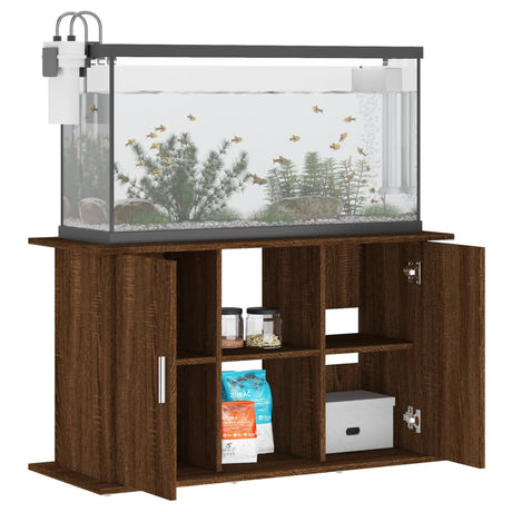 Vidaxx Aquarium Stand 101x41x58 cm konstrueret træbrun eg farve