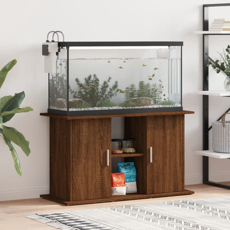 Vidaxx Aquarium Stand 101x41x58 cm konstrueret træbrun eg farve