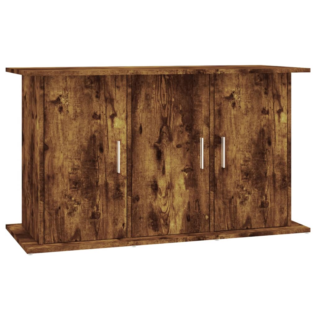 Vidaxl Aquarium Standard 101x41x58 cm Forarbejdet træ Røget eg Farve