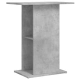 Vidaxx akvariestativ betongrå 60,5x36x72,5 cm konstrueret træ