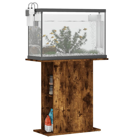 Vidaxx Aquarium Stand 75x36x72,5 cm Forarbejdet træ røget eg