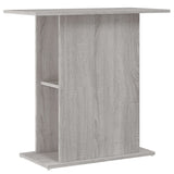 Vidaxl Aquarium Standard 75x36x72,5 cm Forarbejdet trægrå sonoma
