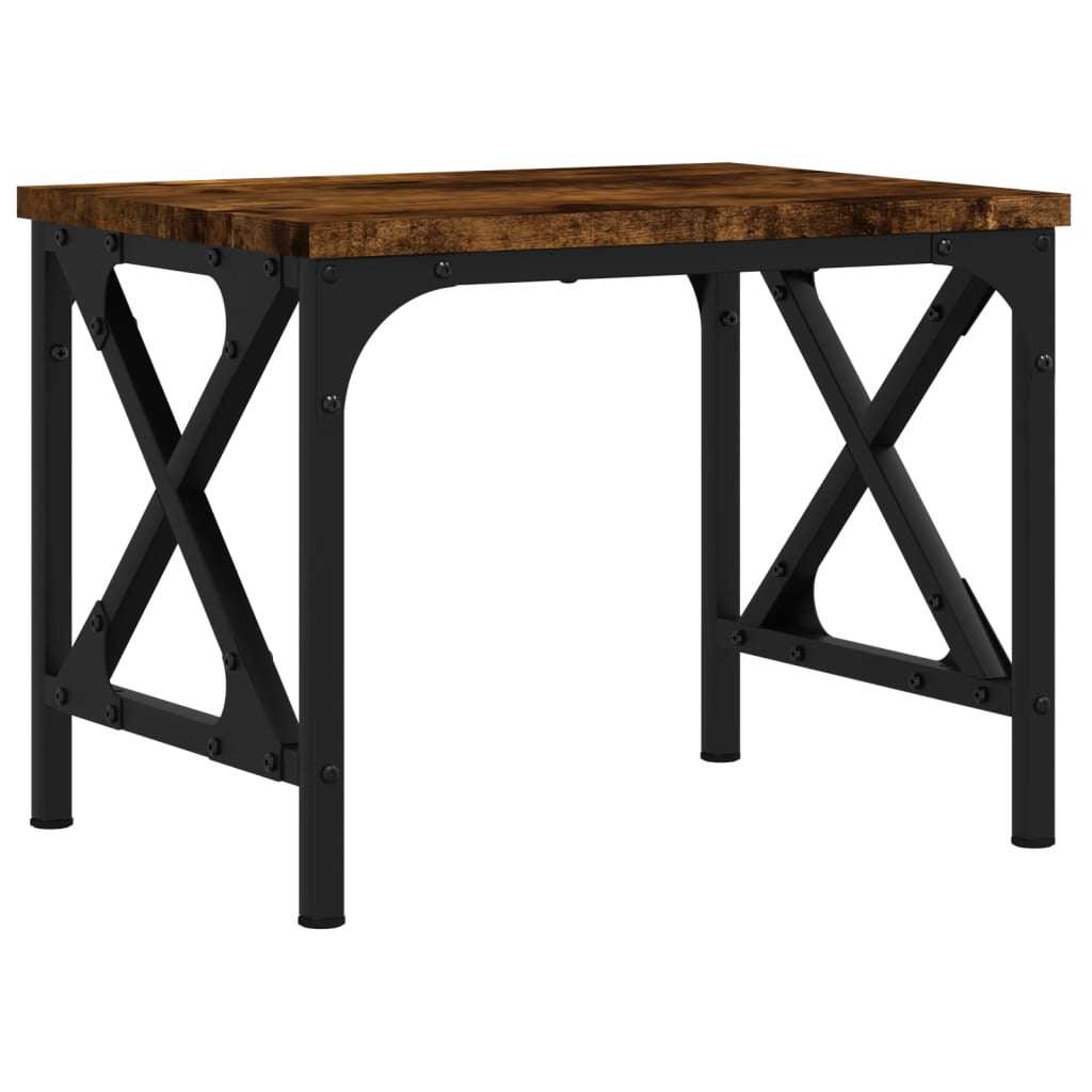 Vidaxl Printer Stand 40x30x31 cm konstrueret træ, røget eg