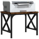Vidaxl Printer Stand 40x30x31 cm konstrueret træ, røget eg