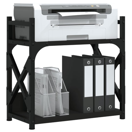 Vidaxl-printer står 2-lag 40x20x40 cm forarbejdet træ sort