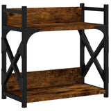Vidaxl Printer Stand 2-lag 40x20x40 cm Property Wood Smoked Oak