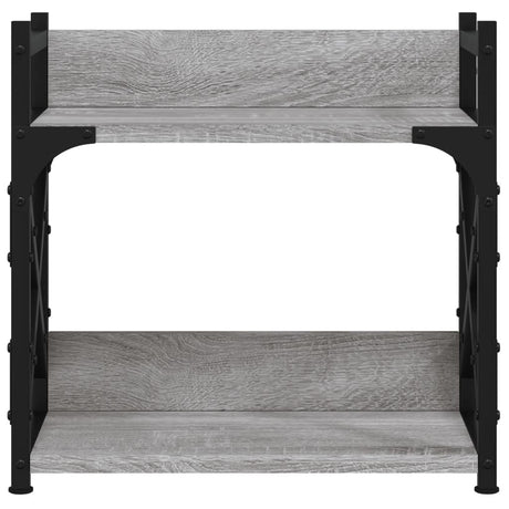 Vidaxl Printer Stand 2-lag 40x20x40 cm Forarbejdet trægrå sonoma