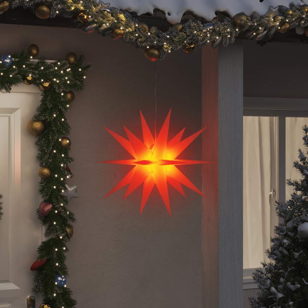 Vidaxx julelampe med LED foldbar 57 cm rød