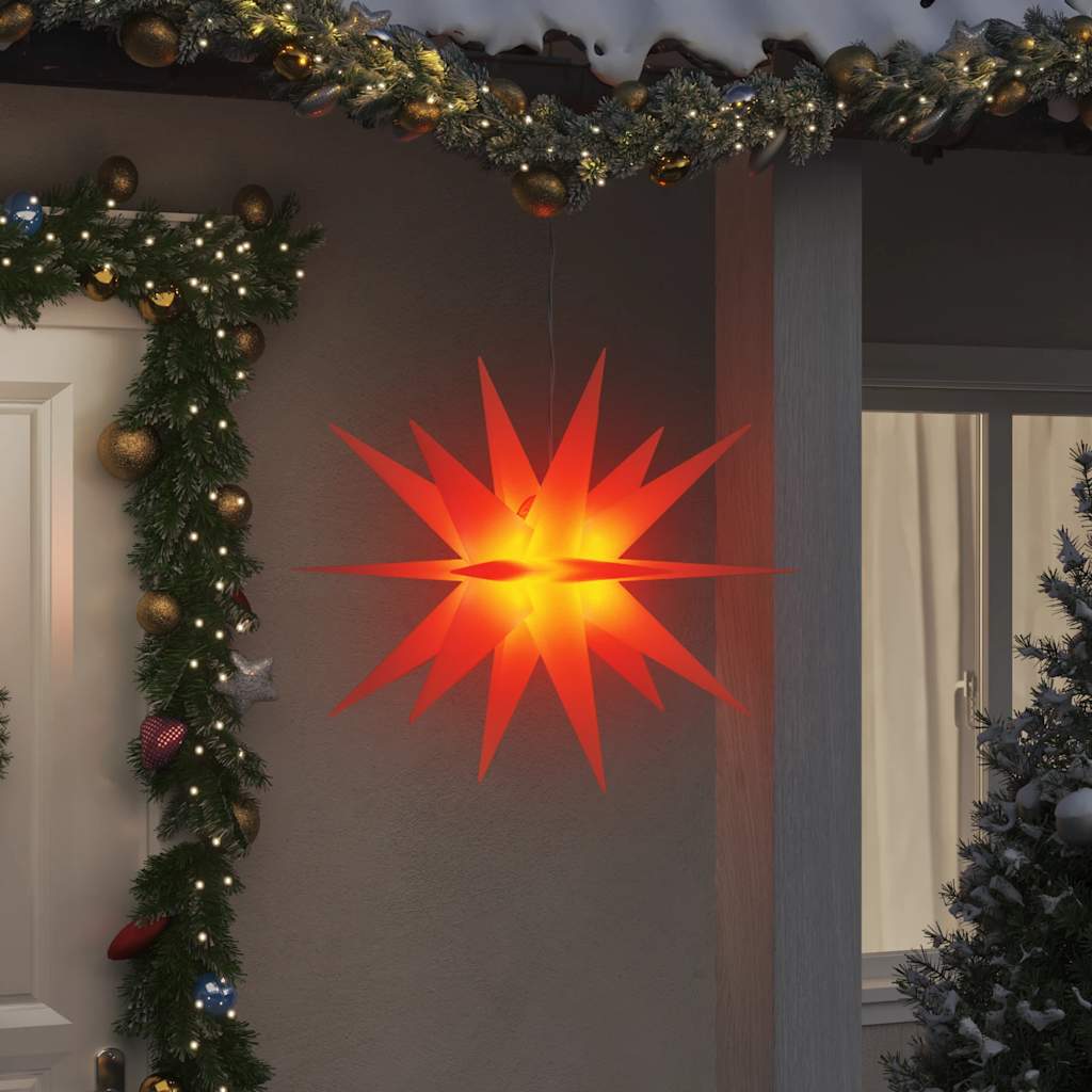 Vidaxl julelampe med LED foldbar 100 cm rød