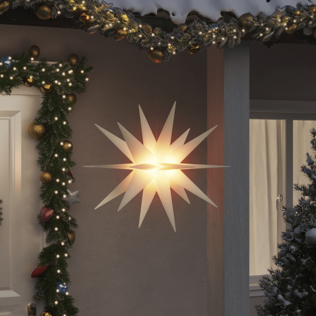 Vidaxl julelampe med LED foldbar 100 cm hvid