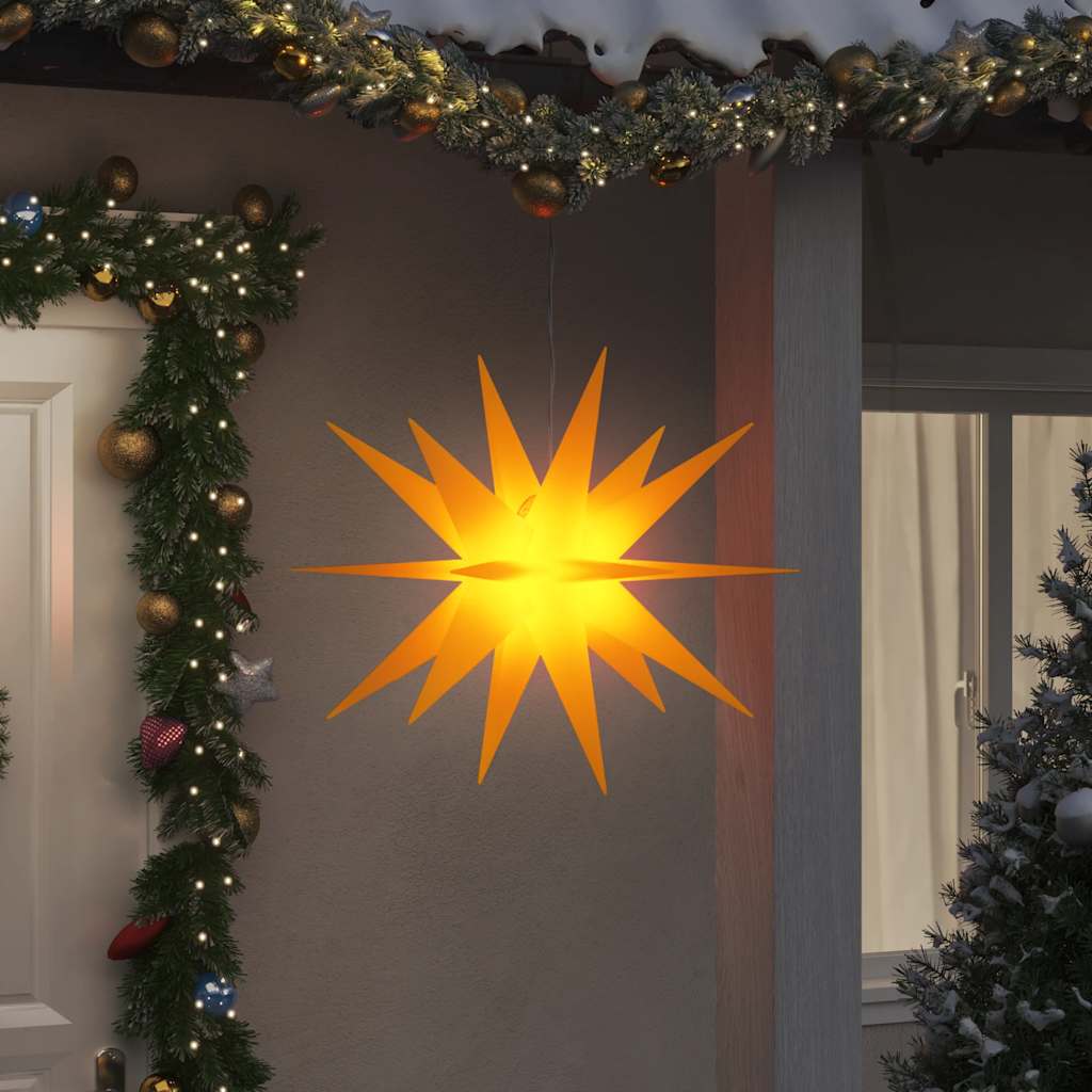 Vidaxx julelampe med LED foldbar 100 cm gul