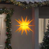 Vidaxx julelampe med LED foldbar 100 cm gul