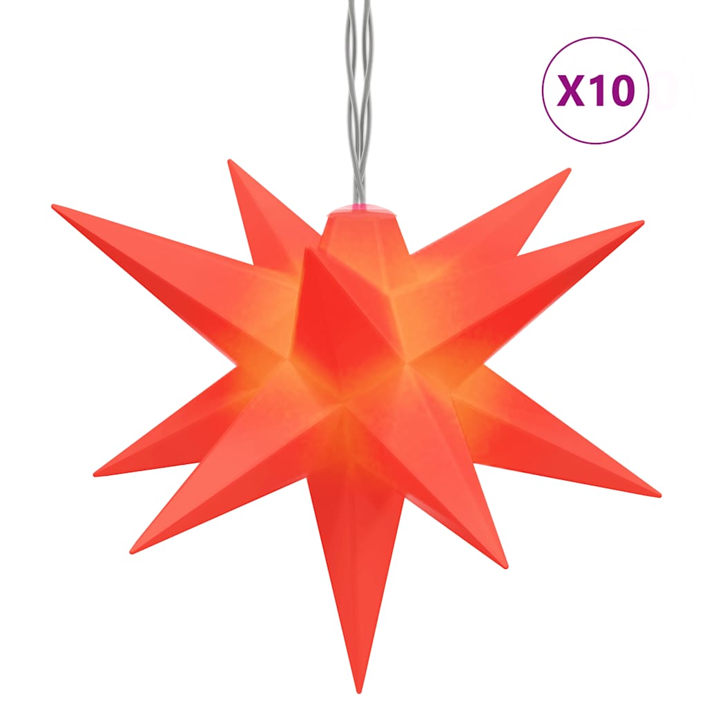 Vidaxl julelampe 10 LED'er 10 cm rød