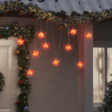 Vidaxl julelampe 10 LED'er 10 cm rød