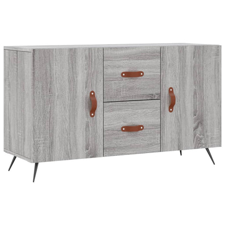 Vidaxl dressoir 100x36x60 cm bewerkt hout grijs sonoma eikenkleurig