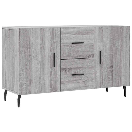 Vidaxl dressoir 100x36x60 cm bewerkt hout grijs sonoma eikenkleurig