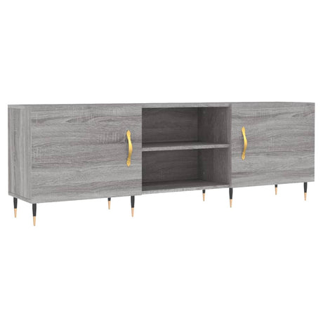 Vidaxl tv-meubel 150x30x50 cm bewerkt hout grijs sonoma eikenkleurig