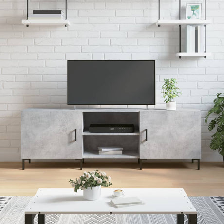 Vidaxl tv-meubel 150x30x50 cm bewerkt hout betongrijs