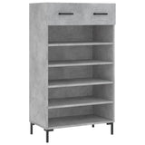 Vidaxl schoenenkast 60x35x105 cm bewerkt hout betongrijs