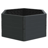 Vidaxl planter PP antracit -farvet