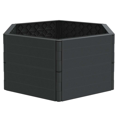 Vidaxl planter PP antracit -farvet
