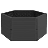 Vidaxl planter PP antracit -farvet