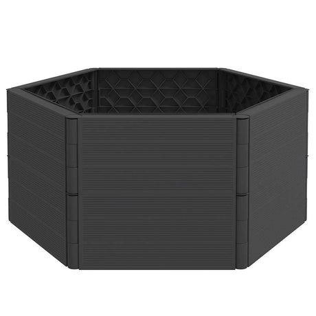 Vidaxl planter PP antracit -farvet