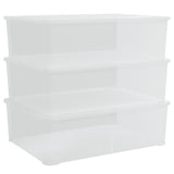Vidaxx opbevaringsbokse plast 3 stk stabelbare 25 l