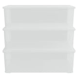 Vidaxx opbevaringsbokse plast 3 stk stabelbare 25 l