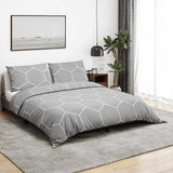 Vidaxl Duvet Crossing Set 200x200 cm bomuld grå