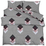 Vidaxl Duvet Crossing Set 200x200 cm bomuld grå