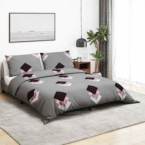 Vidaxl dyneoverskridende sæt 260x240 cm bomuld grå