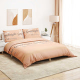 Vidaxl Duvet Crossing Set 155x220 cm bomuld lyserød