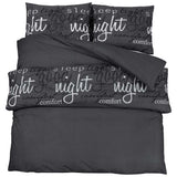 Vidaxl DUVET OVERLAY SET 200X200 CM BOMULL Sort