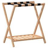 Vidaxl Bagage Rack 68x38x58 cm bambus