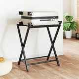 Vidaxl Bagage Rack 68,5x38x58 cm bambus sort