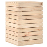 Vidaxl vaskeri kurv 44x44x66 cm solid fyrretræ