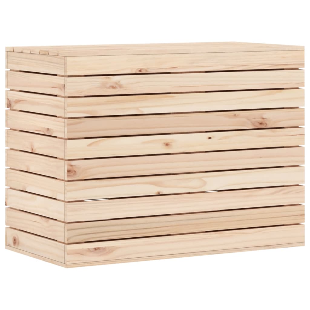 Vidaxl vaskeri Kurv 88.5x44x66 cm Solid fyrretræ