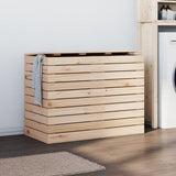 Vidaxl vaskeri Kurv 88.5x44x66 cm Solid fyrretræ