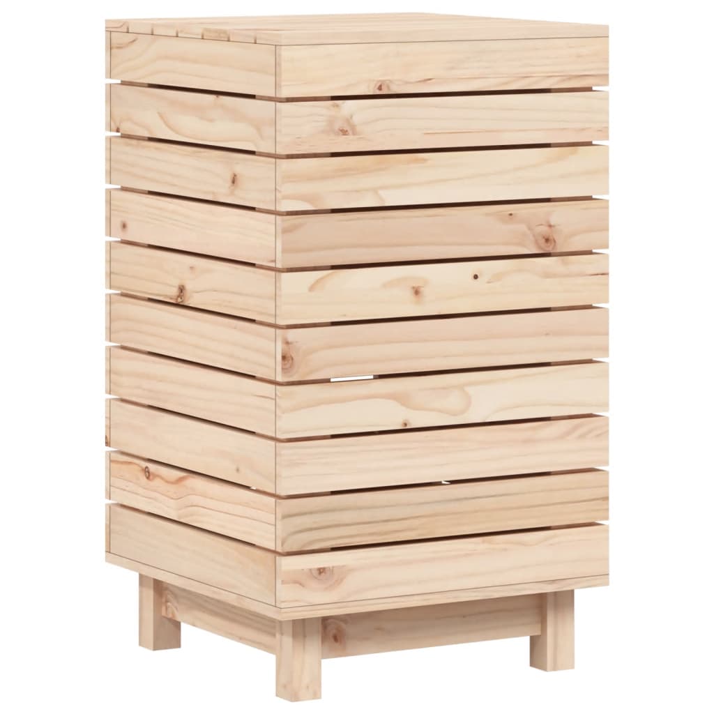 Vidaxx vaskeri kurv 44x44x76 cm fast fyrretræ
