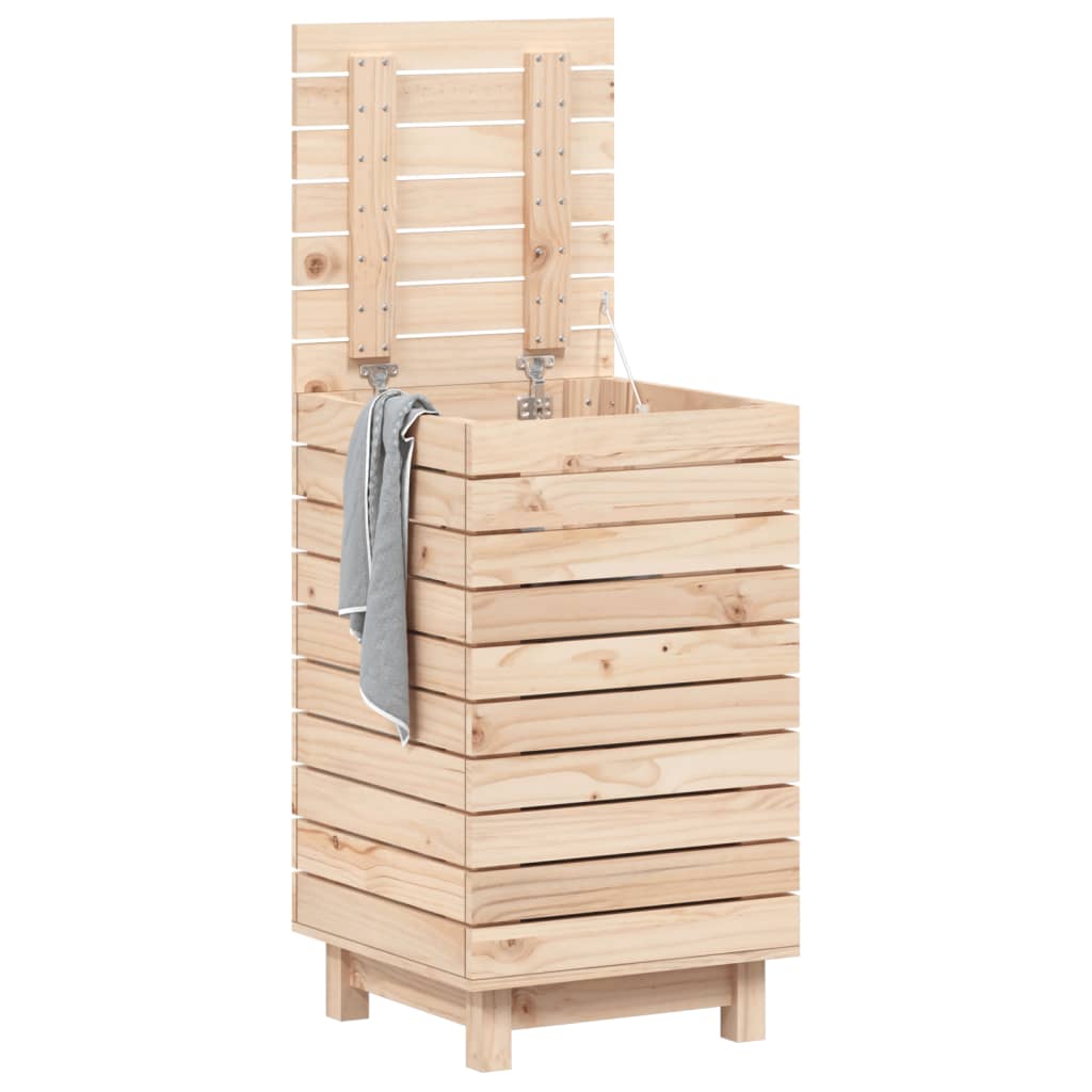 Vidaxx vaskeri kurv 44x44x76 cm fast fyrretræ