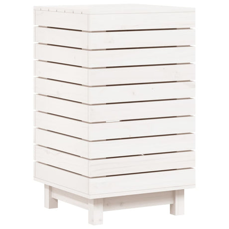 Vidaxl vaskeri kurv 44x44x76 cm Solid fyrretræ